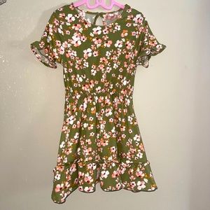 BCBG, girls floral dress, size 6X